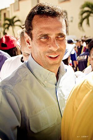 Archivo:Henrique Capriles en Lara, Venezuela