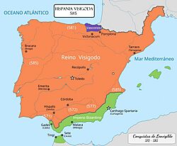 Archivo:Hispania visigoda en el 585