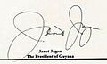 Janet Jargan (President of Guyana ) Autographed