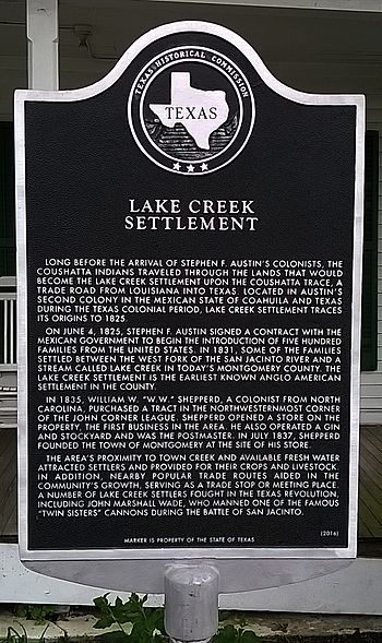 Archivo:Lake Creek Settlement Marker