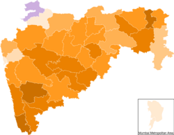 Archivo:Language Map of Maharashtra (2011 Census)