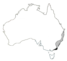 Archivo:Litoria aurea range in Australia