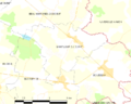 Map commune FR insee code 53233