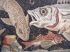 Mosaic fishes MAN Napoli