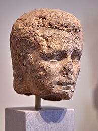 Archivo:Portrait head of Caligula, 1st cent. A.D. (NAM 3590α 1-4-2020)