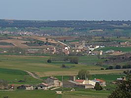 Vista de Revilla Cabriada desde el sur.
