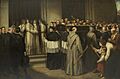 Sor Marcela de San Félix viendo el entierro de su padre, Lope de Vega (Museo del Prado)