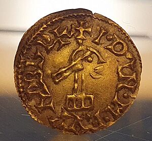 Archivo:Trémeris de Wamba - Emérita (672-680) Museo Arqueológico de Palencia ANVERSO