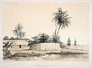 Archivo:Urville-Tahiti-tomb