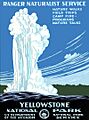 Yellowstone Natl Park poster 1938