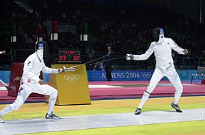 Archivo:0408 USA Olympic fencing