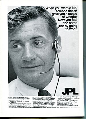 Archivo:A 1960s advert for working at NASA's Jet Propulsion Laboratories (JPL)