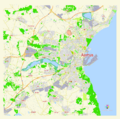 Aarhus Denmark Street Map vector svg free