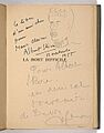 Autographe René Crevel