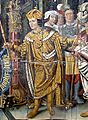 Cædwalla in Barnard Chichester mural (full body)