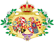 Coat of Arms of Maria Antonia of Naples and Sicily, Princess of Asturias.svg