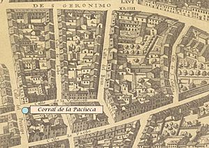Archivo:Corral de la Pacheca. Madrid 1656