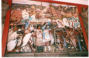 Archivo:Diego Rivera Mural Palacio Nacional Mexico