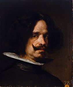 Diego Velázquez Autorretrato 45 x 38 cm - Colección Real Academia de Bellas Artes de San Carlos - Museo de Bellas Artes de Valencia