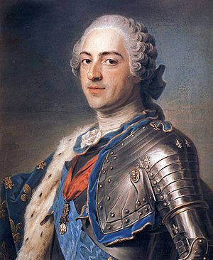Archivo:El Rey Luis XV de Francia, retratado por Maurice Quentin de la Tour