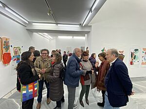 Archivo:Elena Blasco inauguración exposición en Madrid