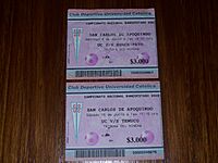 Archivo:Entradas Católica vs Huachipato y Temuco Playoffs Apertura2002