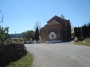 Archivo:Ermita de Sant Vicent Ferrer i la Via Augusta (Borriol)