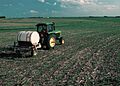 Fertilizer applied to corn field