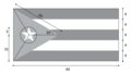 Flag of Cuba (constructios)