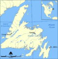 Gander Lake map