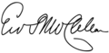 George McClellan Signature