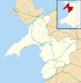 Gwynedd UK location map