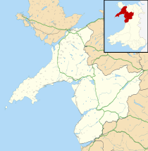 Pwllheli ubicada en Gwynedd