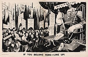 Archivo:If you belong here, line up!, by Art Young