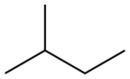 Isopentane-2D-skeletal.svg