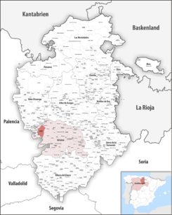 Término municipal de Santa María del Campo.