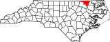 Map of North Carolina highlighting Northampton County.svg