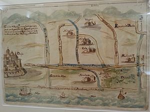 Archivo:Mapa de las partidas de les Sorts de la Mar, la Devesa y El Molinell (Denia)