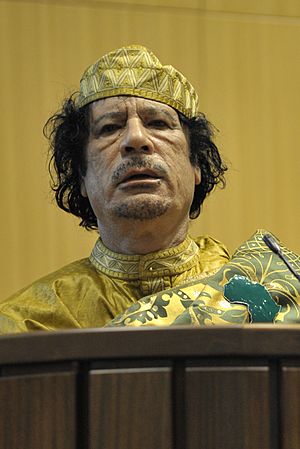 Muammar al-Gaddafi, 12th AU Summit, 090202-N-0506A-534 cropped.jpg