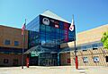 OMSI entrance outside - Portland, Oregon
