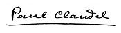 Paul Claudel signature 1914.jpg