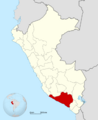 Peru - Arequipa Department (locator map)