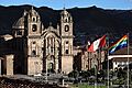 Peru and Cusco flags