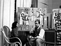 Raquel forner y alfredo bigatti en su atelier 1960s