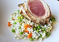 Sautéed Greg Abrams Yellowfin Tuna (6928715638)