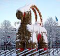 Yule goat Gefle Sweden 2009 crop