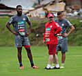 Óscar Ramírez, Kendall Waston and David Guzmán