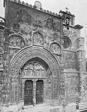 Archivo:1914-01-24, La Esfera, Portada de la iglesia de Santa María, de Aranda de Duero (Burgos), Vadillo (cropped)