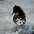AS09-19-2919 The lunar module awaits extraction from Apollo 9's S-IVB stage