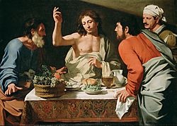 Archivo:Attributed to Bartolomeo Cavarozzi (Italian) - The Supper at Emmaus - Google Art Project